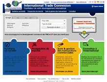 Tablet Screenshot of international-trade-connexion.com